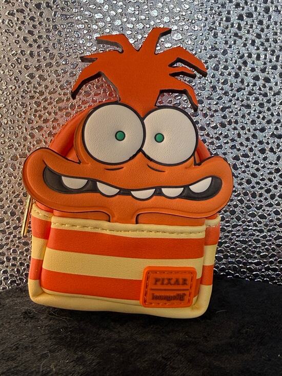 Loungefly Handbags - New Loungefly Mini Backpack Inside Out Mystery Box Confirmed Anxiety Bag Charm